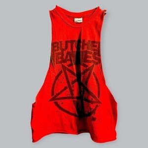 Butcher Babies custom cut muscle style band tee